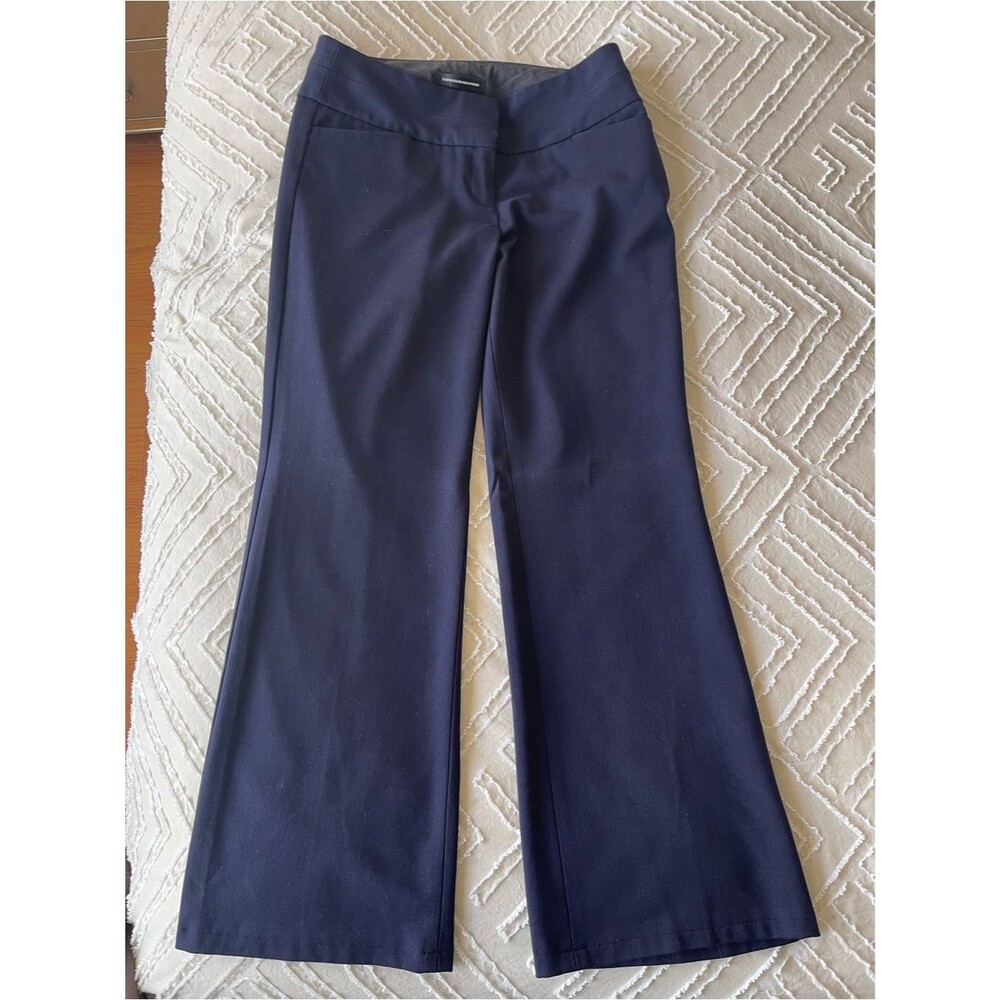 Express Design Studio Women’s Dress Pants Size 2 Navy Wide Leg Career